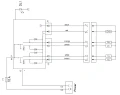 Kettős működésű, 2-szekciós, elektromosan vezérelt, 80L-es, 24V-os hidraulikus elosztó elektromos vezérlőpanel 2 gombbal a készletben