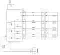 Kettős működésű, 3-szekciós, elektromosan vezérelt, 40L-es, 12V-os hidraulikus elosztó elektromos vezérlőpanel 3 gombbal a készletben