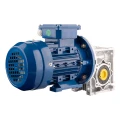 Villanymotoro csigahajtóműve HMRV 50, 1:30, IEC71 háromfázisú 380V, 0,25kW, típus: B35
