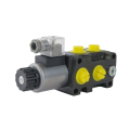 Elektromos szelep hidraulikus elválasztó 6/2 50L/min, elektromosan vezérelt 12V (rakodóhoz) Hydrotechnik24