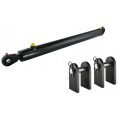Kettős működésű hidraulikus munkahenger 50/40, hossz: 1090mm lökethossz: 850mm rögzítőkonzollal