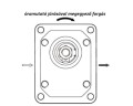 2. csoportba tartozó hidraulikus fogaskerekes szivattyú, jobb irányú, űrtartalom: 6cm3/ford., teljesítmény (1500ford/perc): 9L/perc, csapágykarimával ellátva