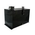 Univerzális négyszögletes 75liter űrtartalmú fém hidraulikaolaj tartály, alulsó rögzítés, plusz felszereltséggel
