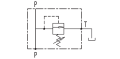 VMPP túlfolyószelep állítható. menetekkel: 1” térfogatáram: 160L / perc nyomás: 50-400bar