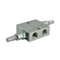 Kettős nyomáshatároló szelep VAU, menetek: 1/4" átfolyás: 30L/perc nyomás: 50-250 bar