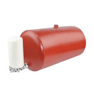 Univerzális ovális 40 liter űrtartalmú fém hidraulikaolaj tartály, plusz felszereltséggel