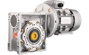 Villanymotoro csigahajtóműve HMRV 90, 1:80, IEC80, háromfázisú 380V, 0,55kW, típus: B35    
