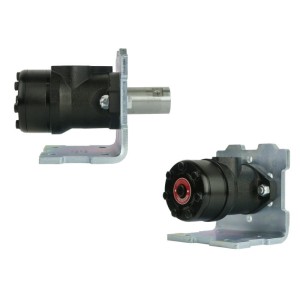 Hidraulikus motor BMR, folyadékszállítás: 200cm3/ford. fordulatszám: 300ford./perc tengely: 25mm, tengelyre szerelt hüvellyel, sarok szerelőlemez    