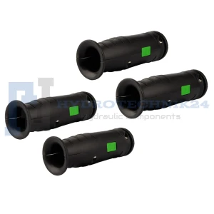 Zöld színű hidraulikus tömlő jelölés, 4 darabos készlet, jelölés: 2x1 és 2x2   