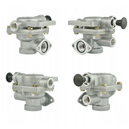 HZS-2 pótkocsi fékszelep. 1-körös pneumatikus rendszerekhez