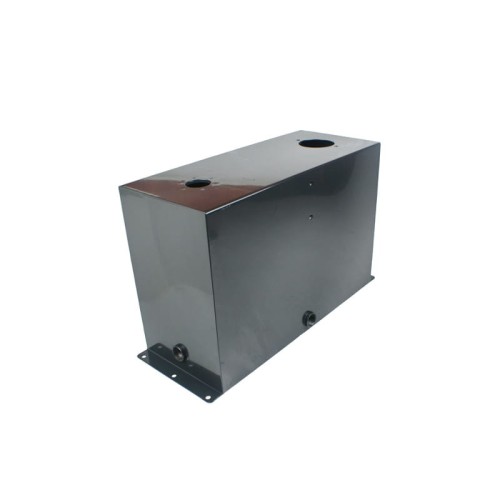 Univerzális négyszögletes 45 liter űrtartalmú fém hidraulikaolaj tartály, alulsó rögzítés