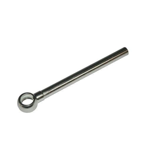 Hidraulika cső szemmel, hossz: 128mm cső külső átmérője: 12mm szemátmérő: 3/8"