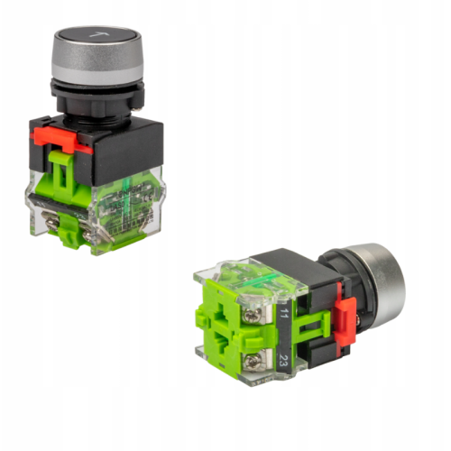 Fekete elektromos kapcsoló, 10A, 500V AC