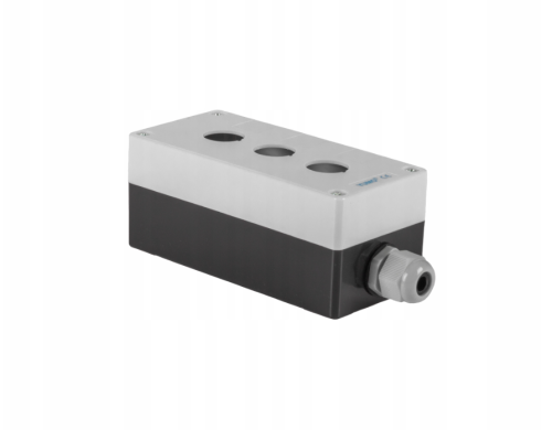 Ház joystickok vagy elektromos nyomógombok számára, 3 furat, 22mm-átmérőjű