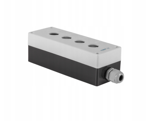 Ház joystickok vagy elektromos nyomógombok számára, 4 furat, 22mm-átmérőjű