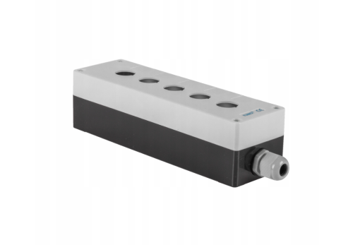 Ház joystickok vagy elektromos nyomógombok számára, 5 furat, 22mm-átmérőjű