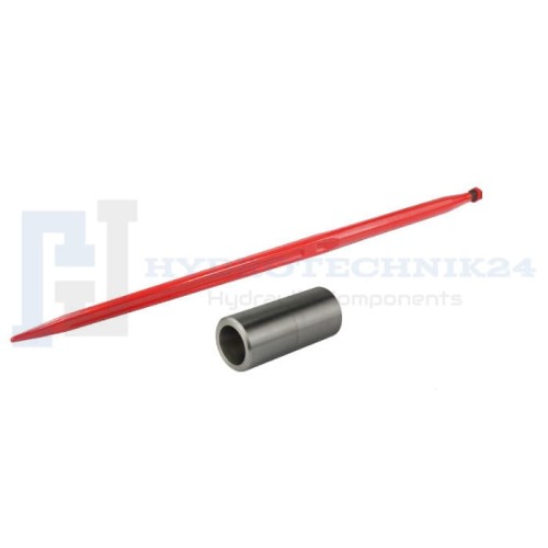 Homlokrakodó tüske, egyenes, 810 mm-es. Hegesztőhüvely a készletben