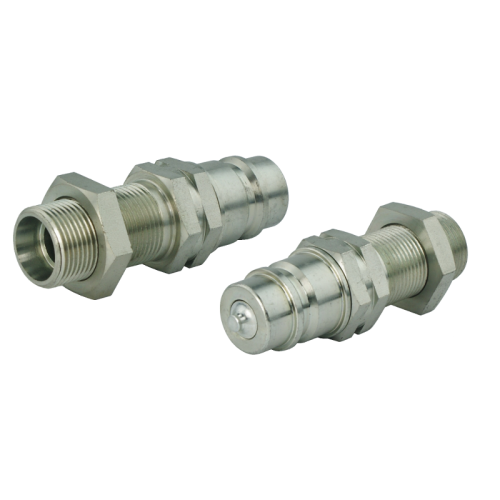 Hidraulikus gyorscsatlakozó hím. Hosszú külső menet. Menet mérete: választható