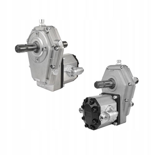 Hajtómű TLT-tengellyel es hidraulikus szivattyúval 39cc, csoprot 3, 80L/perc teljesítmény. Ttovábbi TLT-tengellyel