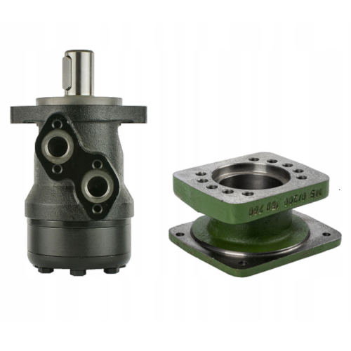 Hidraulikus motor BMR folyadékszállítás: 125cm3/ford. fordulatszám: 480ford./perc tengely: 32mm. A hidraulikus motor adapter a Fortschritt trágyaszóróhoz tartozékban