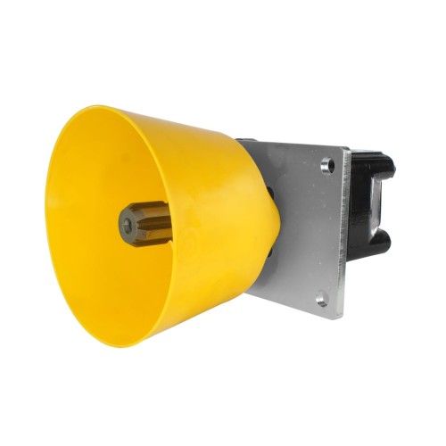 SMS Hidraulikus motor, folyadékszállítás: 250cm3/ford. fordulatszám: 300ford./perc WOM típusú tengely rögzítőkonzollal és burkolattal