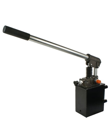 Kézi egyirányú 45cm3 hidraulikus szivattyú tartállyal