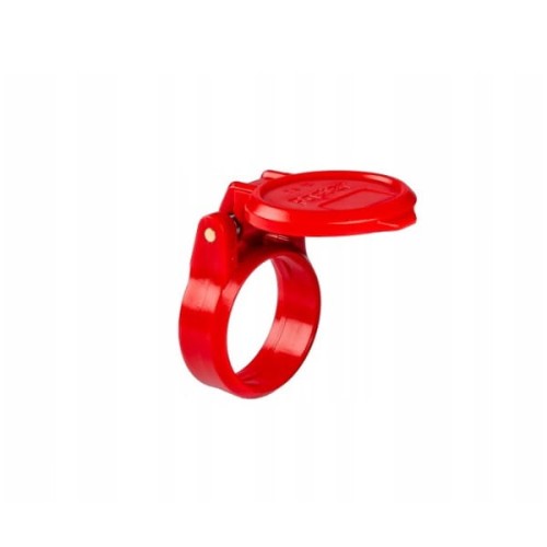 Porvédő csapfedél gyorscsatlakozóra, piros