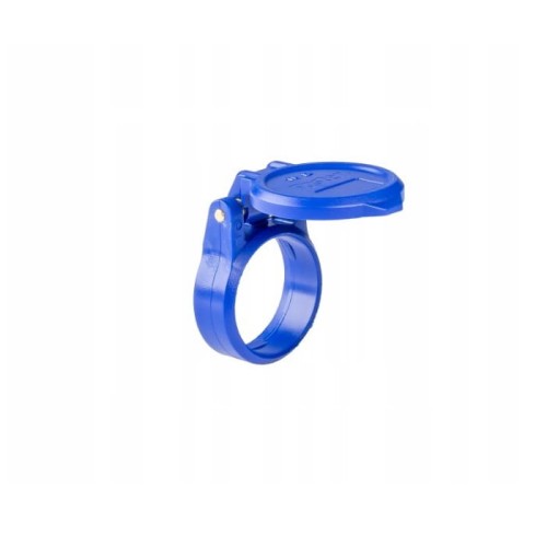 Porvédő csapfedél gyorscsatlakozóra, kék