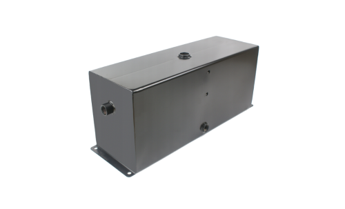 Uniwersális fém hidraulikaolaj-tartály, 20 liter űrtartalommal, további felszerelés nélkül, alaphoz rögzíthető