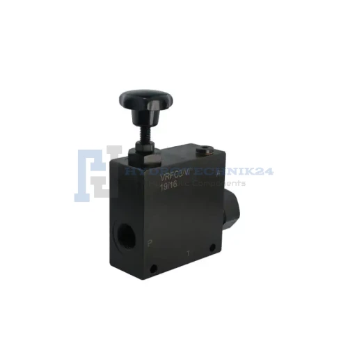 Hidraulikus áramlásszabályozó szelep VRFC3, menetek: 3/4", átfolyás: 120L/perc