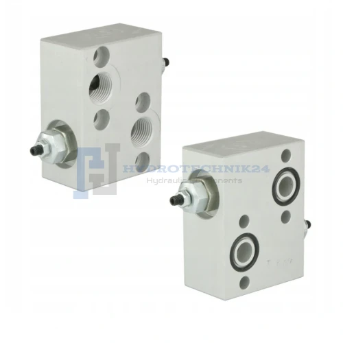 Kettős nyomáshatároló szelep VAU OM, menetek: 1/2" átfolyás: 60L/perc nyomás: 50-220 bar