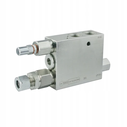 VRAP40/50 ekeforgató szelep 1 hidraulikus munkahengerrel felszerelt ekéhez. Menetek: 3/8", maximális nyomás: 250 bar