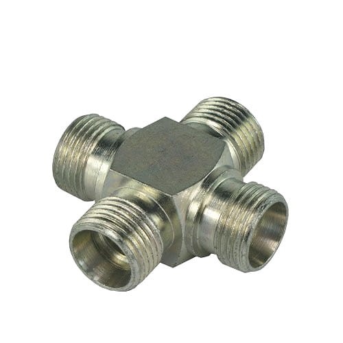 Hidraulika kereszt idom külső menetek