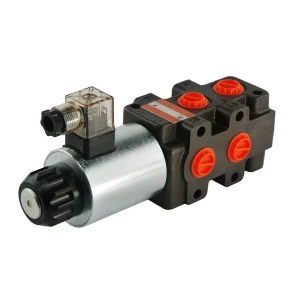 Elektromos szelep hidraulikus elválasztó 6/2 90L/min, elektromosan vezérelt 12V (rakodóhoz)