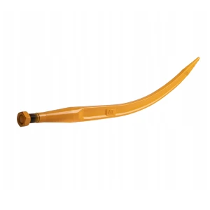 Erősített homlokrakodó tüske, ívelt 680 mm-es 
