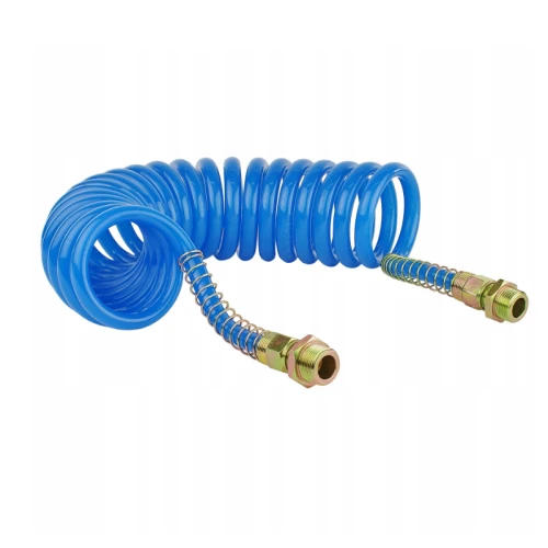 Spirális pneumatikus cső, kék M22x1,5, Hosszúság 5m
