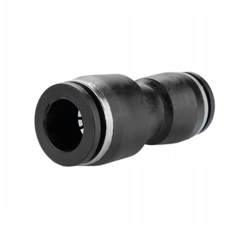Egyenes 2 utas műanyag pneumatikus szerelvények. Átmérő: 10 mm - 8 mm