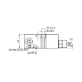 Hidraulikus áramlásszabályozó szelep hidraulikus motorhoz BVR1207 , menetek: 1/2" és 1/4", átfolyás: 60L/perc