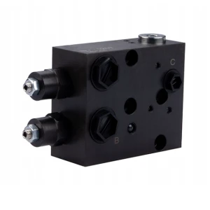 Hidraulikus áramlásszabályozó szelep hidraulikus motorhoz BVR1207 , menetek: 1/2" és 1/4", átfolyás: 60L/perc 