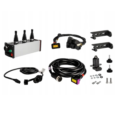Vezérlőpanel 3 Három állású joystickkel. A készlet tartalmaz egy tápkábelt, egy tápcsatlakozót és egy rögzítő konzolt