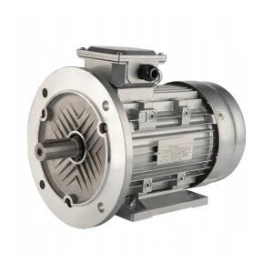 Villanymotoro szerelési peremmel háromfázisú 400V, 0,18kW,  típus: B35, fordulatszám: 1350 ford/perc, hajtótengely átmérője: 11mm        