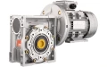 Villanymotoro csigahajtóműve HMRV 75, 1:60, IEC80, háromfázisú 380V, 0,55kW, típus: B35