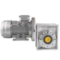 Villanymotoro csigahajtóműve HMRV 75, 1:60, IEC80, háromfázisú 380V, 0,75kW, típus: B35