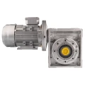 Villanymotoro csigahajtóműve HMRV 90, 1:80, IEC80, háromfázisú 380V, 0,75kW, típus: B35