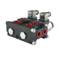Elektromos szelep hidraulikus elválasztó 8/2 50L/min, elektromosan vezérelt 24V (rakodóhoz) - HT24