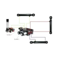 Elektromos szelep hidraulikus elválasztó 8/2 50L/min, elektromosan vezérelt 24V (rakodóhoz) - HT24