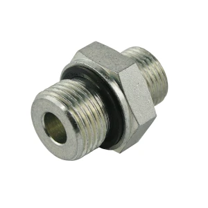 Egyenes hidraulika csatlakozó homloktömítéssel M27x1,5 - M22x1,5