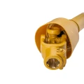 Háromszög profilú kardántengely 610 mm 460 Nm 1 3/8" 6 bordás súrlódó kuplunggal