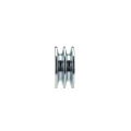 2 hornyú ékszíjtárcsa 2×13 mm-es ékszíjhoz Ø80 mm / furat Ø28 mm, reteszhorony 8 mm