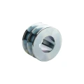 2 hornyú ékszíjtárcsa 2×13 mm-es ékszíjhoz Ø80 mm / furat Ø38 mm, reteszhorony 10 mm